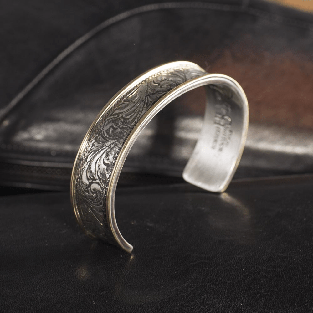 Trinity Knot Cuff Bracelet in Gold | Walker Metalsmiths